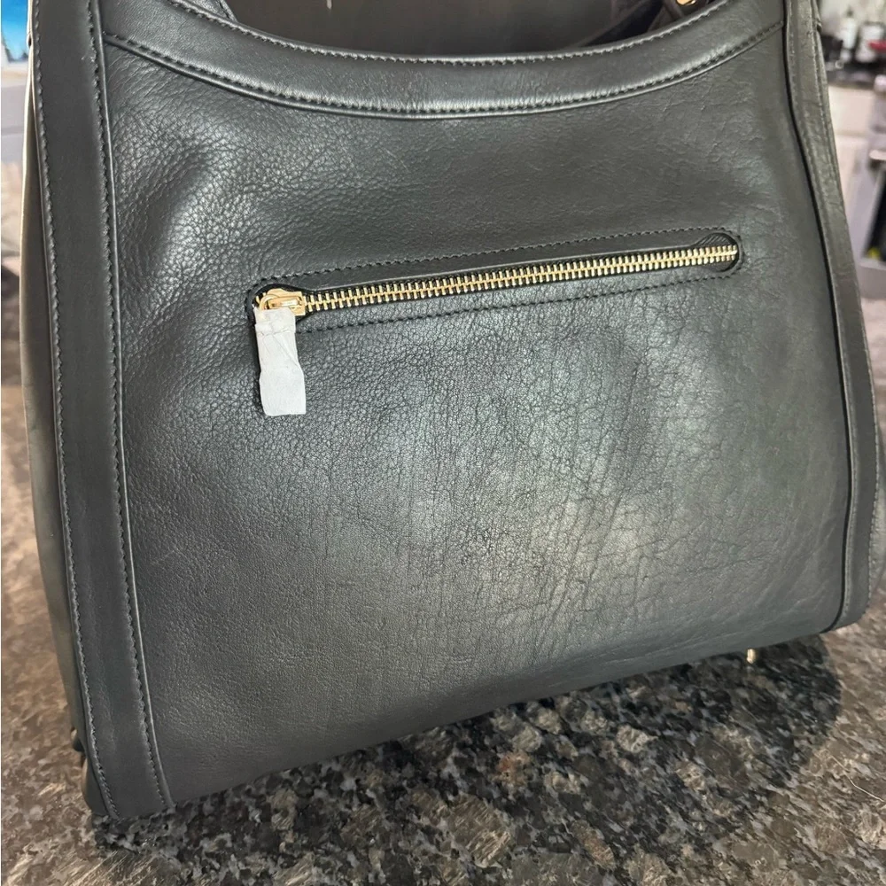 Champs‎ Gala Collection leather hobo bag in black Leather Purse, RFID NWT $400